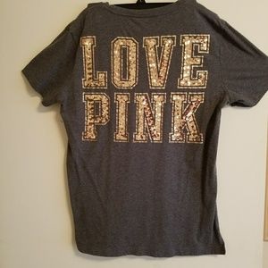 PINK sequin shirt.